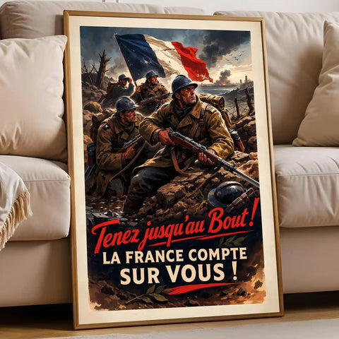Affiche - Tenez jusqu'au bout