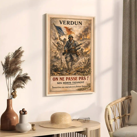 Affiche - Verdun on ne passe pas
