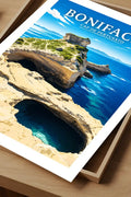 Affiche Bonifacio Cap de Pertusato