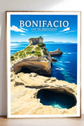 Affiche Bonifacio Cap de Pertusato
