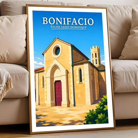 Affiche Bonifacio Église Saint-Dominique