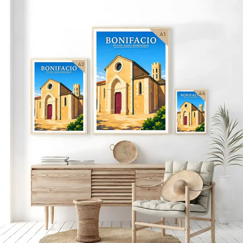 Affiche Bonifacio Église Saint-Dominique