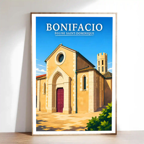 Affiche Bonifacio Église Saint-Dominique