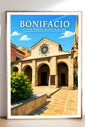 Affiche Bonifacio Église Sainte-Marie-Majeure