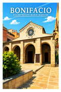Affiche Bonifacio Église Sainte-Marie-Majeure