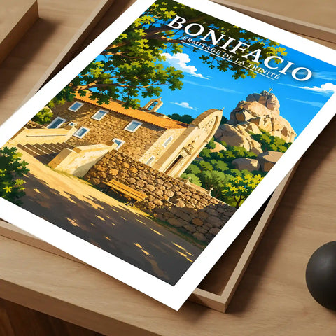 Affiche Bonifacio Ermitage de la Trinité