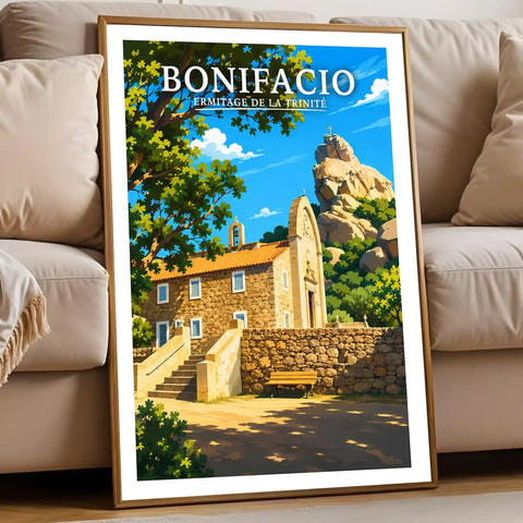 Affiche Bonifacio Ermitage de la Trinité