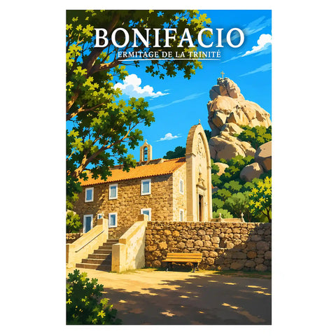 Affiche Bonifacio Ermitage de la Trinité