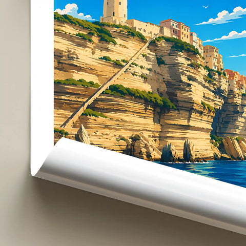 Affiche Bonifacio Escalier du Roy d'Aragon