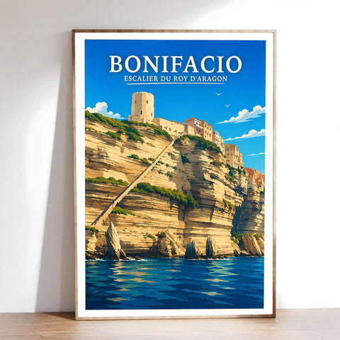 Affiche Bonifacio Escalier du Roy d'Aragon