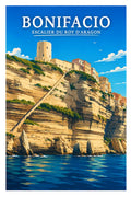 Affiche Bonifacio Escalier du Roy d'Aragon