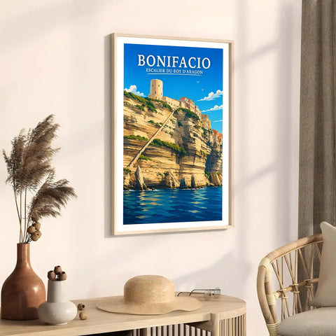 Affiche Bonifacio Escalier du Roy d'Aragon