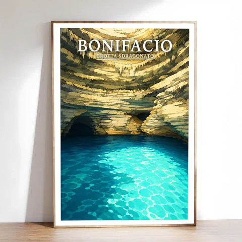 Affiche Bonifacio Grotta Sdragonato