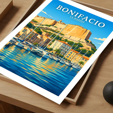 Affiche Bonifacio La Marina