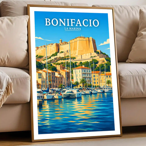 Affiche Bonifacio La Marina