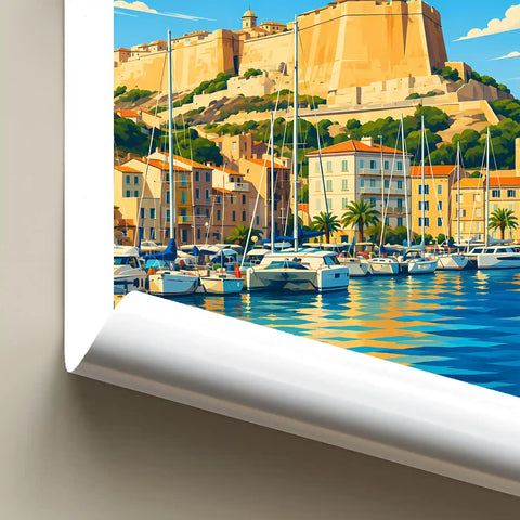 Affiche Bonifacio La Marina