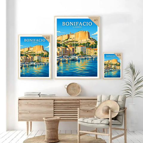 Affiche Bonifacio La Marina