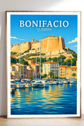 Affiche Bonifacio La Marina