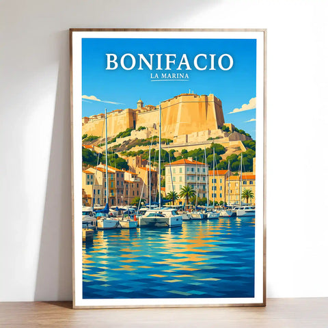 Affiche Bonifacio La Marina