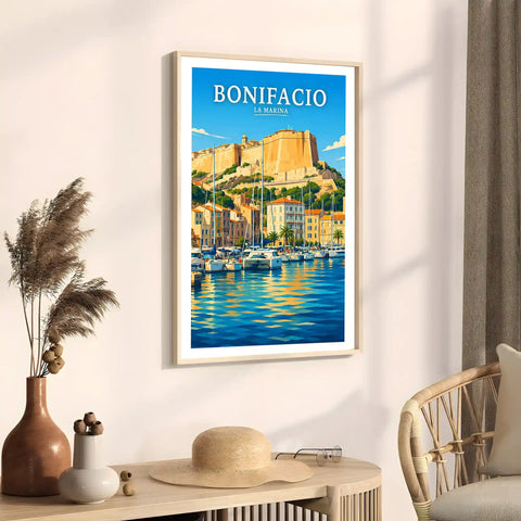 Affiche Bonifacio La Marina