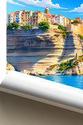 Affiche Bonifacio Les Falaises