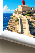 Affiche Bonifacio Phare de la Madonetta