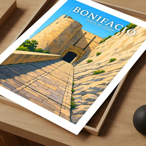 Affiche Bonifacio Porte de Gênes