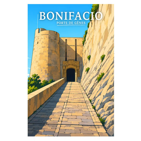 Affiche Bonifacio Porte de Gênes