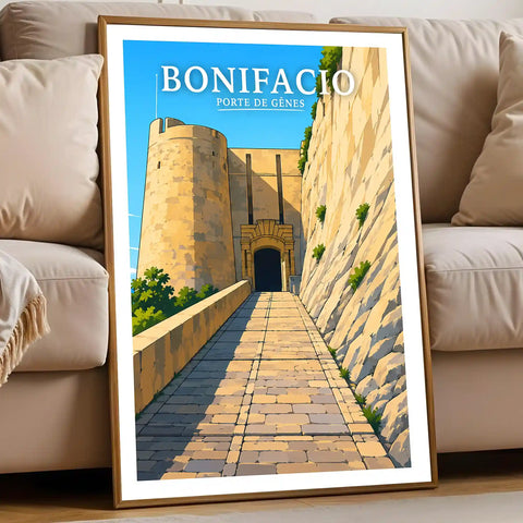 Affiche Bonifacio Porte de Gênes