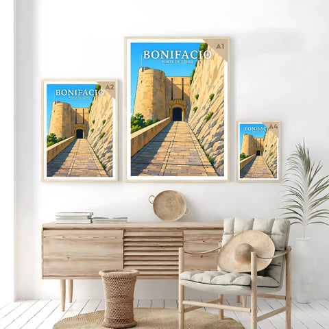 Affiche Bonifacio Porte de Gênes