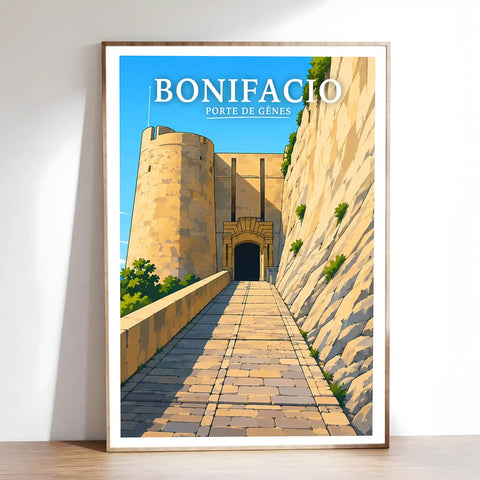 Affiche Bonifacio Porte de Gênes