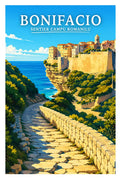 Affiche Bonifacio Sentier Campu Romanilu