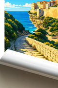 Affiche Bonifacio Sentier Campu Romanilu