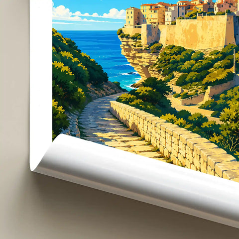 Affiche Bonifacio Sentier Campu Romanilu