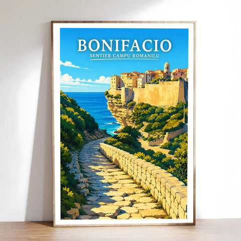 Affiche Bonifacio Sentier Campu Romanilu