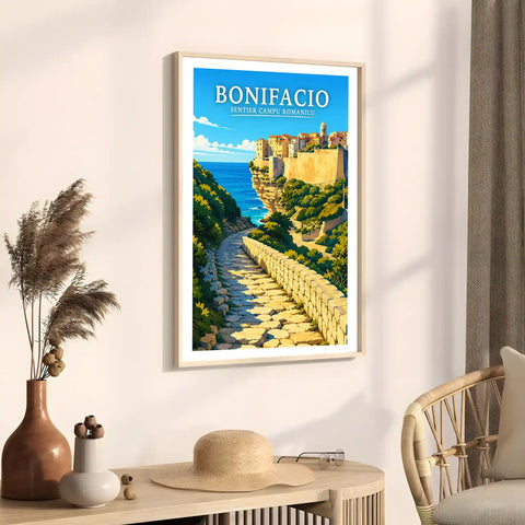 Affiche Bonifacio Sentier Campu Romanilu
