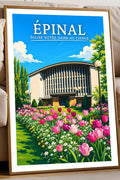Affiche Épinal Église Notre-Dame-au-Cierge
