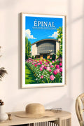 Affiche Épinal Église Notre-Dame-au-Cierge