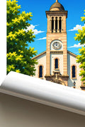 Affiche Épinal Église Saint-Antoine