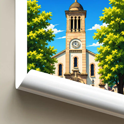Affiche Épinal Église Saint-Antoine