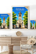 Affiche Épinal Église Saint-Antoine