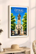 Affiche Épinal Église Saint-Antoine