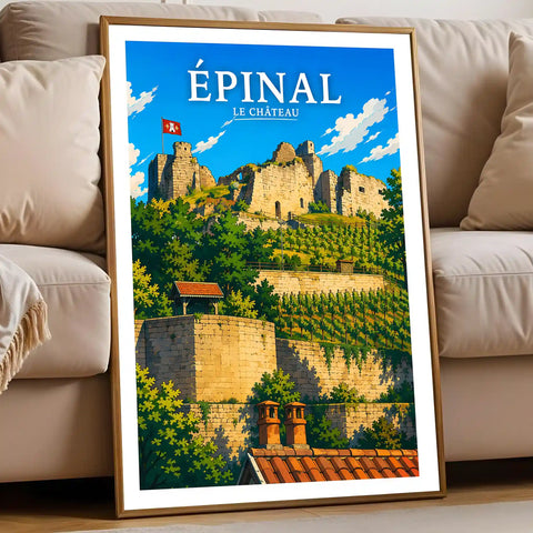 Affiche Épinal Le Château