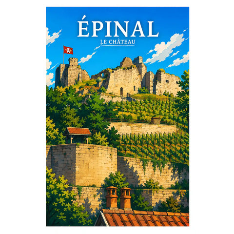 Affiche Épinal Le Château