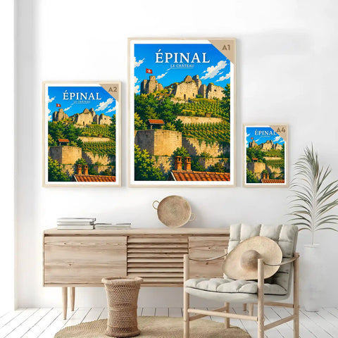 Affiche Épinal Le Château