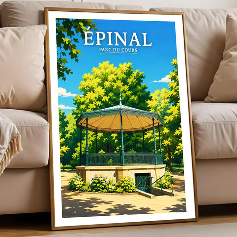 Affiche Épinal Parc du Cours