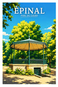 Affiche Épinal Parc du Cours