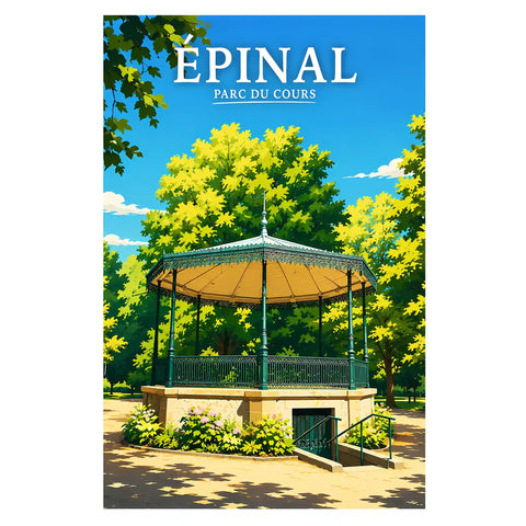 Affiche Épinal Parc du Cours