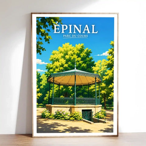 Affiche Épinal Parc du Cours