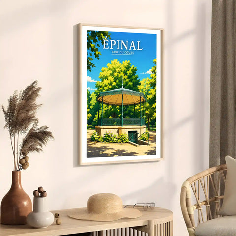 Affiche Épinal Parc du Cours